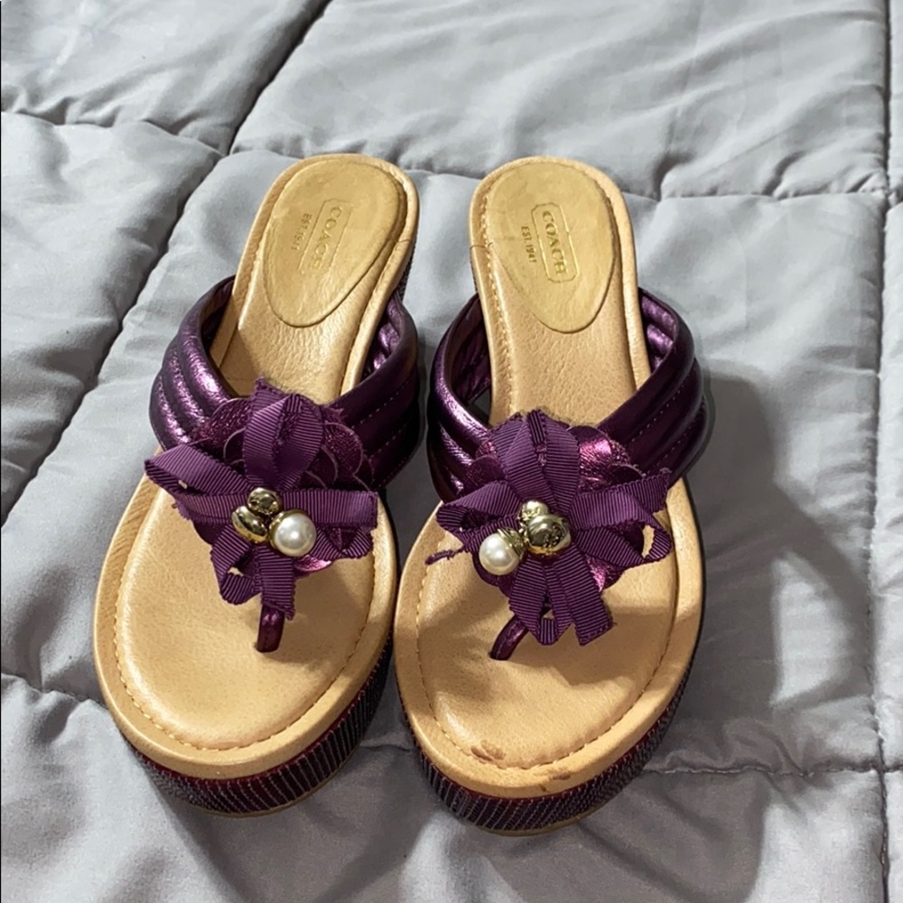 Sandals wedges Coach